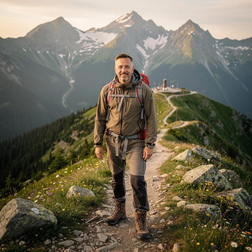 Detailná fotografia turistickej mapy trasy cez vyhliadky a hrady na Slovensku.